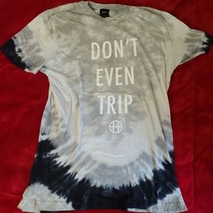 HUF DON'T EVEN TRIP LARGE (L) T SHIRT TIE DYE LONG